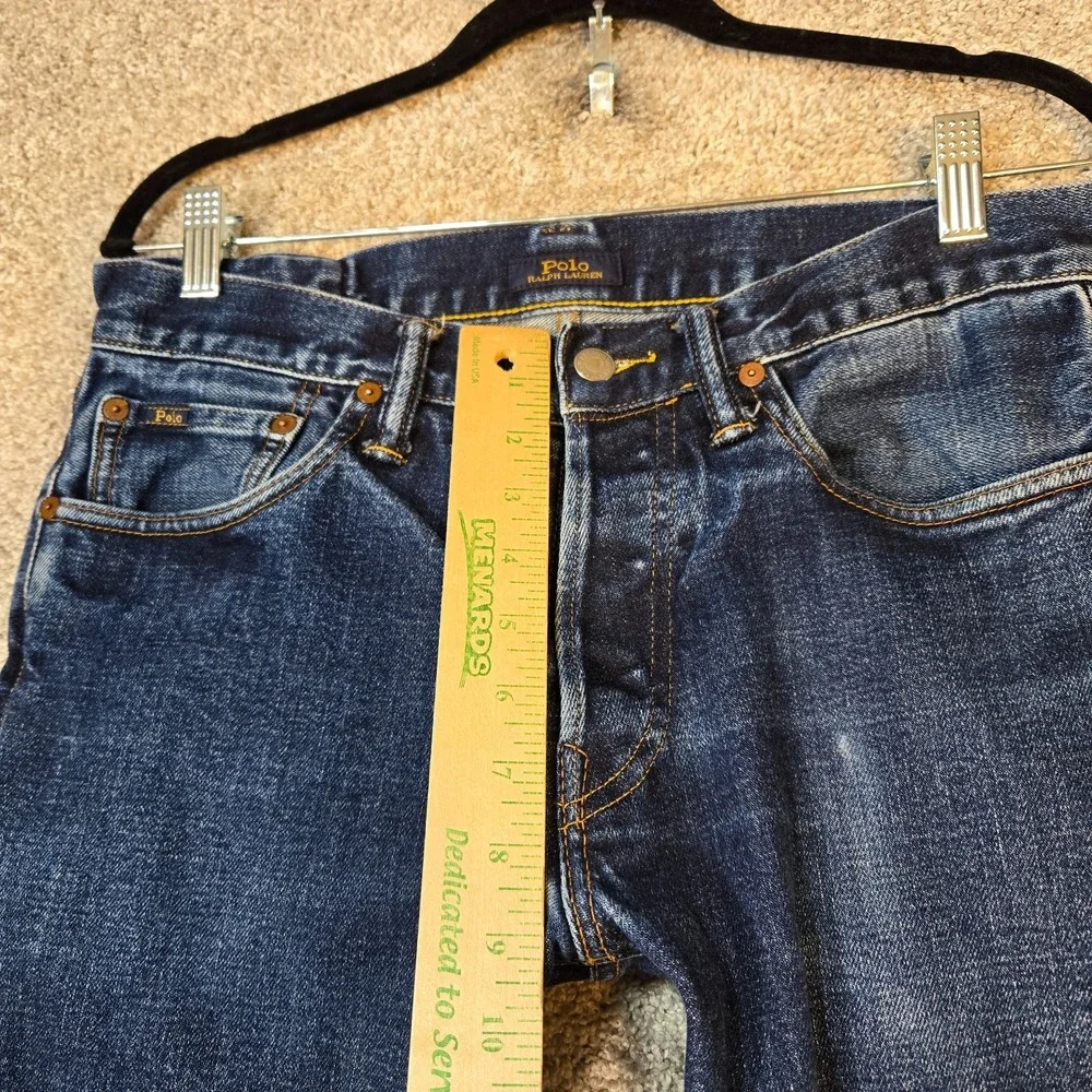 Polo Ralph Lauren Jeans mens 31x34 The Sullivan Slim button fly distressed